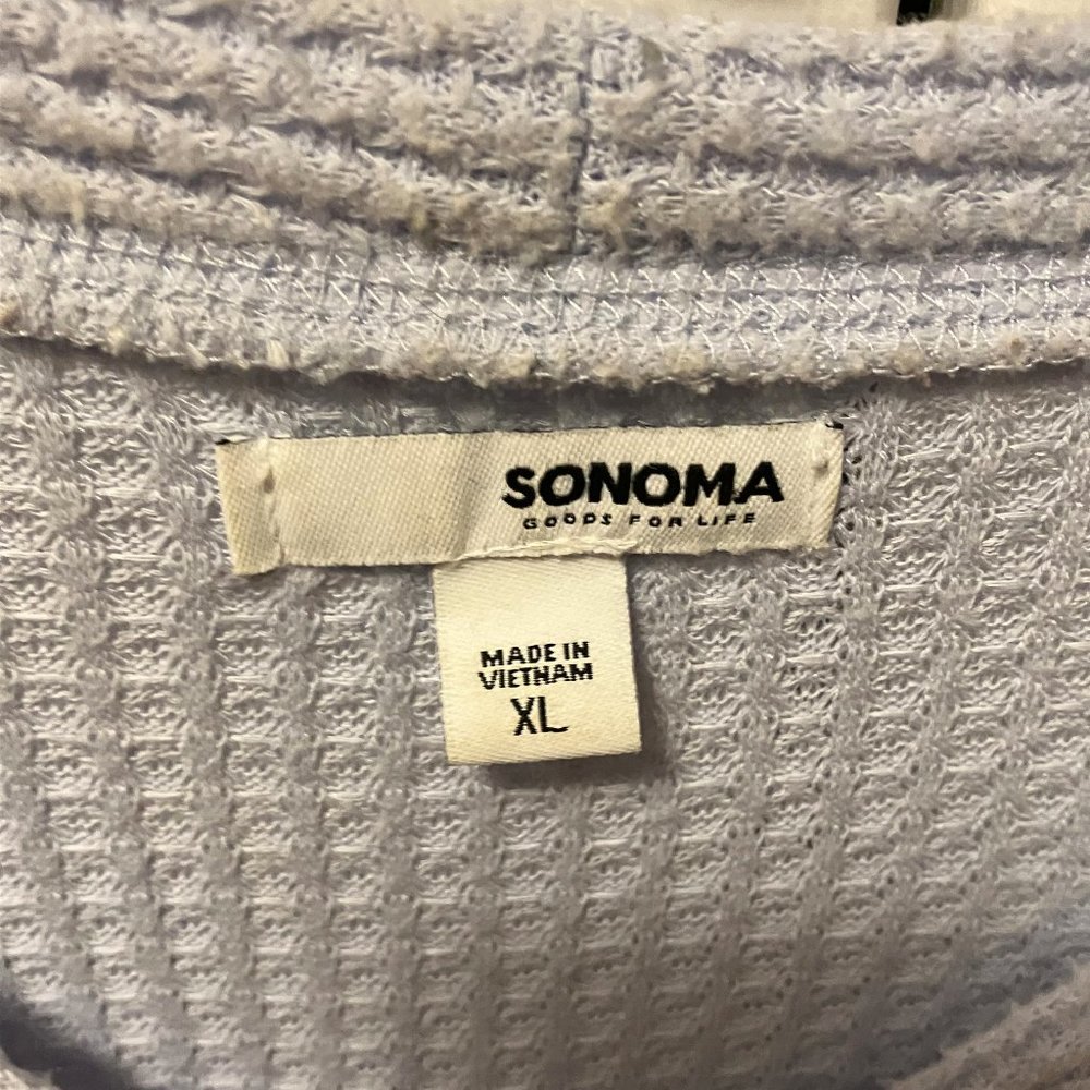Womens Sonoma Goods for Life Lightweight Sweater - Blue XL - Picture 3 of 3